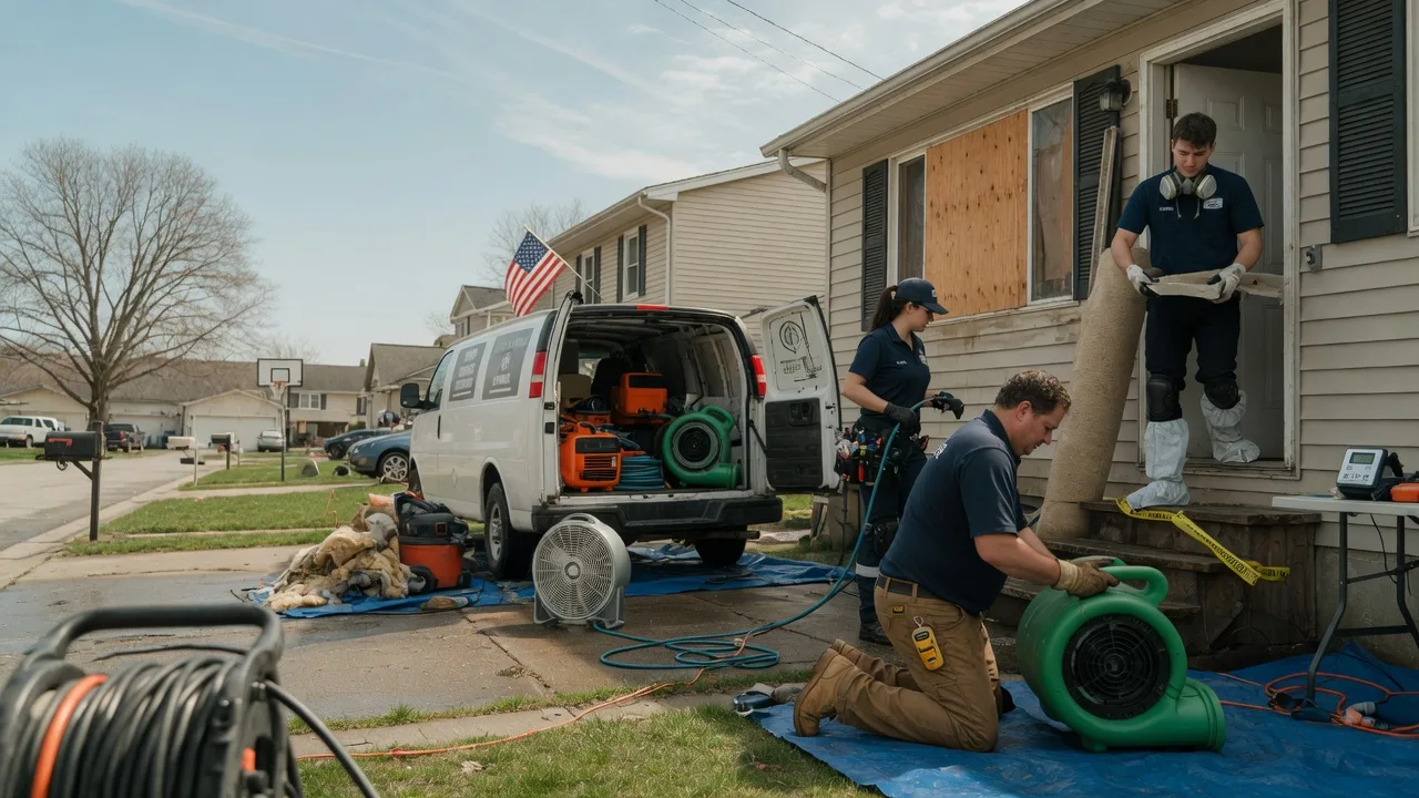 Water Damage Restoration in La Moille, IL near me